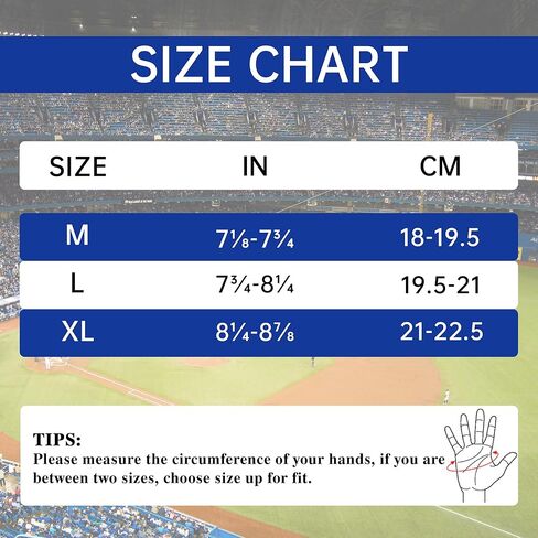 HLDD HANDLANDY قفازات الضرب للرجال - قفازات البيسبول للبالغين قفازات البيسبول + قفازات الضرب اللينة in Kuwait