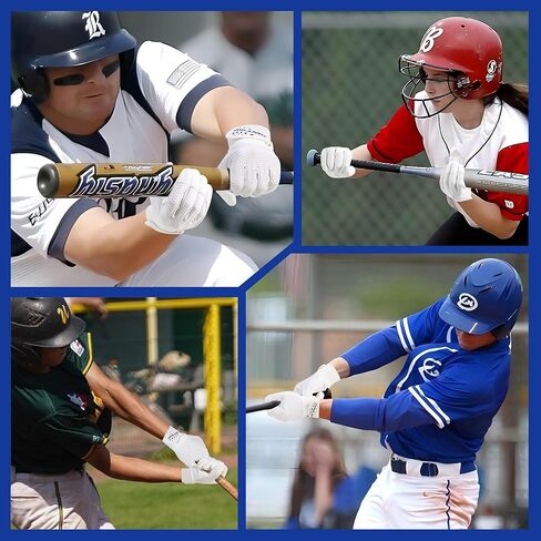 HLDD HANDLANDY قفازات الضرب للرجال - قفازات البيسبول للبالغين قفازات البيسبول + قفازات الضرب اللينة in Kuwait