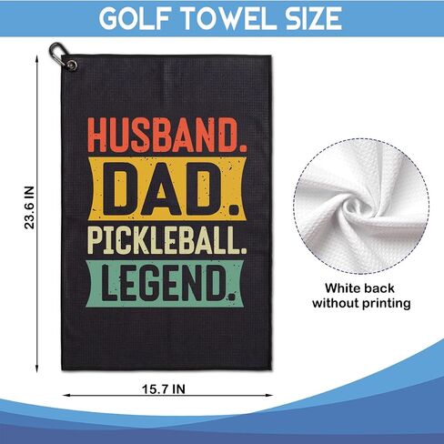 Some Uncles Take Naps Real Uncles Play Pickleball Printed Microfiber Pickleball Towel with Clip, Funny Pickleball Towel Gifts for Men Uncle, Birthday Gift for Pickleball Lover in Saudi Arabia