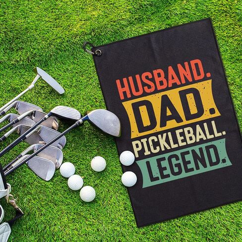 Some Uncles Take Naps Real Uncles Play Pickleball Printed Microfiber Pickleball Towel with Clip, Funny Pickleball Towel Gifts for Men Uncle, Birthday Gift for Pickleball Lover in Saudi Arabia