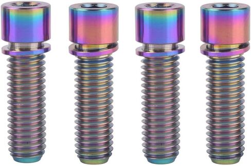 Titanium Bolt M7 x 20mm 25mm with Washers Allen Head for Bicycle Stem Scewrs 4Pcs in Saudi Arabia