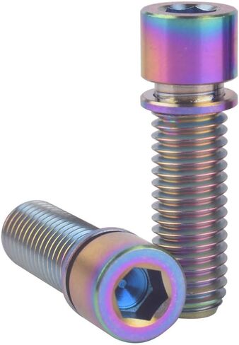 Titanium Bolt M7 x 20mm 25mm with Washers Allen Head for Bicycle Stem Scewrs 4Pcs in Saudi Arabia