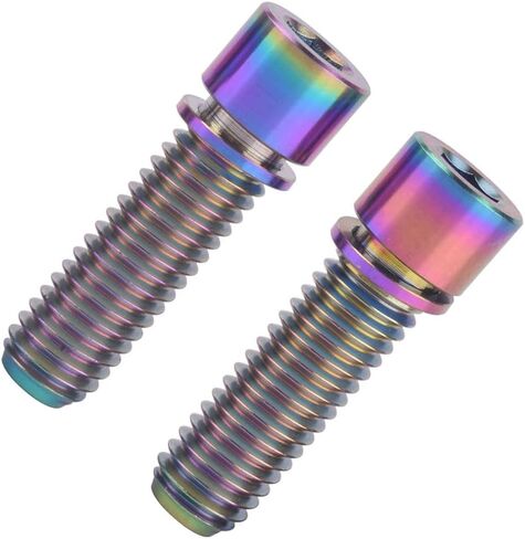 Titanium Bolt M7 x 20mm 25mm with Washers Allen Head for Bicycle Stem Scewrs 4Pcs in Saudi Arabia