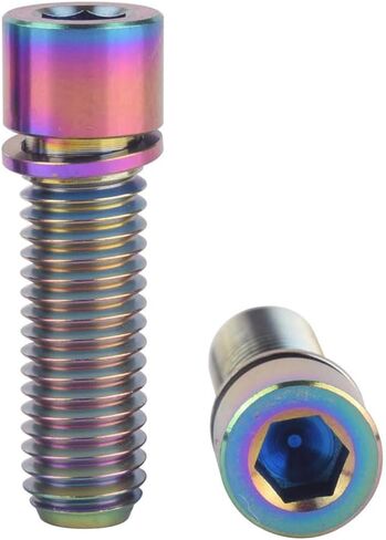 Titanium Bolt M7 x 20mm 25mm with Washers Allen Head for Bicycle Stem Scewrs 4Pcs in Saudi Arabia