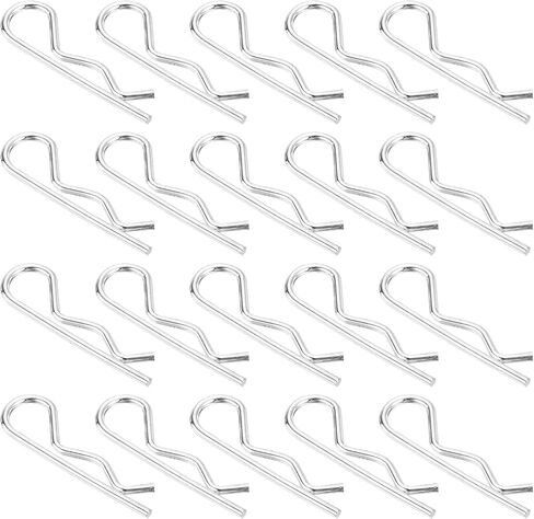 UXCELL 15PCS 3MMX60MM 304 FESTER RPING RPING COTTER PINS ، R CLIPS COTTER PIN SPRING FARDER للأجهزة المنزلية ، والمعدات الرياضية ، وإصلاح ميكانيكا السيارات (الفضة) in Saudi Arabia