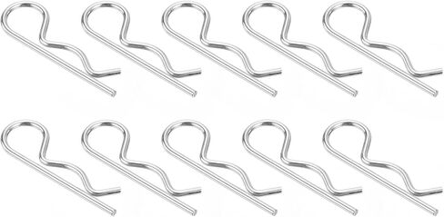 UXCELL 15PCS 3MMX60MM 304 FESTER RPING RPING COTTER PINS ، R CLIPS COTTER PIN SPRING FARDER للأجهزة المنزلية ، والمعدات الرياضية ، وإصلاح ميكانيكا السيارات (الفضة) in Saudi Arabia