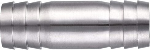 uxcell Barb Hose Fitting, 15x50mm Straight Coupler Quick Connector for 5/8 Inch ID Hose, 304 Stainless Steel, Pack of 2 in Saudi Arabia