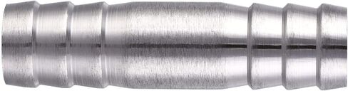 uxcell Barb Hose Fitting, 15x50mm Straight Coupler Quick Connector for 5/8 Inch ID Hose, 304 Stainless Steel, Pack of 2 in Saudi Arabia