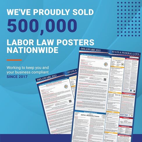 2025 Florida State and Federal Labor Law Poster - English Spanish Combo - OSHA Workplace Compliant - Mandatory Regulations Posting for Employees - All in One Required Compliance Posting 16" x 40" Laminated (English Spanish Combo) in Kuwait