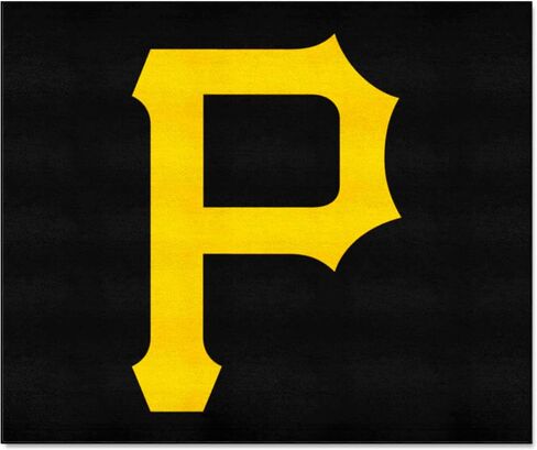 FANMATS 6496 Pittsburgh Pirates Baseball Shaped Accent Rug - 27in. Diameter - Circular Pirates Alternate Logo in Saudi Arabia