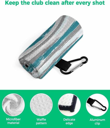 Butterfly Golf Towel 16"x24" Microfiber Glof Towels for Golf Bag, Waffle Pattern Golf Club Cleaning Towel with Carabiner Clip Golf Gift for Women & Men, Pastoral Style Artistic Butterfly Gradient Blue in Saudi Arabia