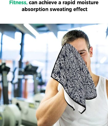 Butterfly Golf Towel 16"x24" Microfiber Glof Towels for Golf Bag, Waffle Pattern Golf Club Cleaning Towel with Carabiner Clip Golf Gift for Women & Men, Pastoral Style Artistic Butterfly Gradient Blue in Kuwait