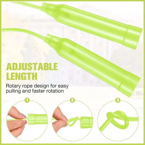 Yunsailing 30 Pcs Colorful Jump Ropes Bulk Plastic Jump Ropes for Kids 7.5 ft Adjustable Sports Skipping Rope Outdoor Speed Jumping Rope for Sports Birthday Party Activities in Saudi Arabia
