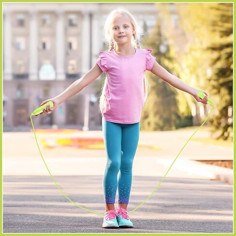 Yunsailing 30 Pcs Colorful Jump Ropes Bulk Plastic Jump Ropes for Kids 7.5 ft Adjustable Sports Skipping Rope Outdoor Speed Jumping Rope for Sports Birthday Party Activities in Saudi Arabia