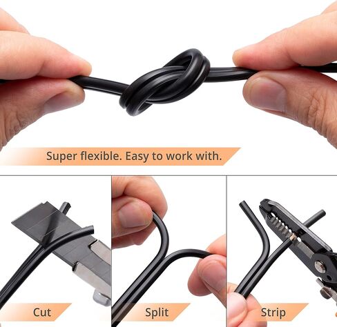 Wirefy 14/2 Low Voltage Landscape Lighting Copper Wire - 14-Gauge 2-Conductor 100 Feet | Low-Voltage Wire | Low Voltage Wiring | Low Voltage Wire 14/2 | Landscape Wire 14 2 in Saudi Arabia