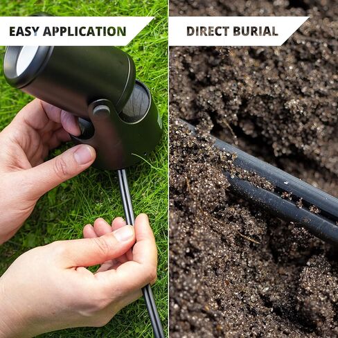 Wirefy 14/2 Low Voltage Landscape Lighting Copper Wire - 14-Gauge 2-Conductor 100 Feet | Low-Voltage Wire | Low Voltage Wiring | Low Voltage Wire 14/2 | Landscape Wire 14 2 in Saudi Arabia