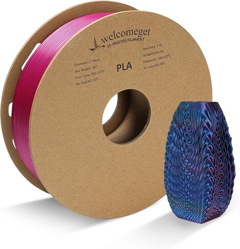 PLA 3D Printer Filament,One roll,Dimensional Accuracy +/- 0.03 mm, 1 kg Spool(2.2lbs), 1.75 mm，White in Saudi Arabia