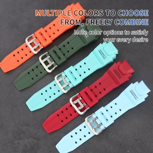Resin Watch Band Replacement for Casio for G-Shock GA-1000 GA-1100 GW-A1000 GW-A1100 GW-4000 G-1400 Men' Sports Waterproof Black Bracelet in Saudi Arabia