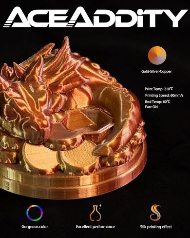 Marble PLA 3D Printer Filament, Stone-Like Texture, Dimensional Accuracy +/- 0.02 mm,1 kg Spool, 1.75 mm in Saudi Arabia