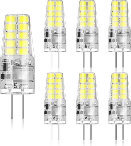 BUBO 10 Pack G4 LED Bulb 2W Equivalent 30W 3000K Warm White 250 Lumens 360°Beam Angle, T3 Halogen Bulb Replacement Landscape Bulbs, AC/DC 12V Led Lights G4 Bi-Pin Base for Outdoor Landscape Lighting in Saudi Arabia