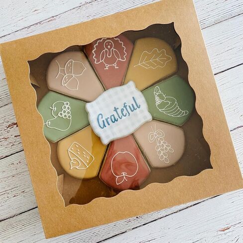 20 PCS فطيرة صناديق 10x10x2.5 بوصة: صناديق مخبز بيضاء مع نافذة ، صناديق ملفات تعريف الارتباط ، صناديق علاج ، صناديق الفراولة المغطاة بالشوكولاتة in Kuwait