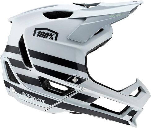 100% Trajecta All Mountain/Endurance Mountain Bike Helmet - Lightweight & Breathable MTB Smartshock Cycling Helmet w/Visor and Chin Bar in Saudi Arabia