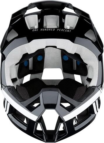 100% Trajecta All Mountain/Endurance Mountain Bike Helmet - Lightweight & Breathable MTB Smartshock Cycling Helmet w/Visor and Chin Bar in Saudi Arabia