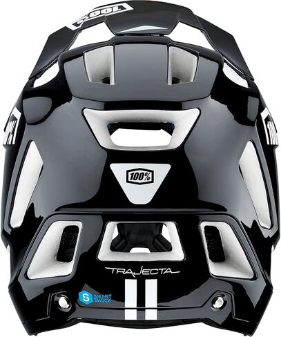 100% Trajecta All Mountain/Endurance Mountain Bike Helmet - Lightweight & Breathable MTB Smartshock Cycling Helmet w/Visor and Chin Bar in Saudi Arabia
