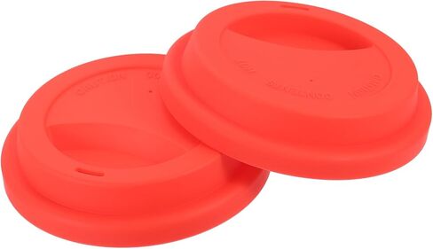 uxcell Silicone Cup Lids, Drinking Lid Reusable Sealed Mug Lid for Ceramic Glass Coffee Mug Spill-Proof, Durable Coffee Cup Covers in Saudi Arabia