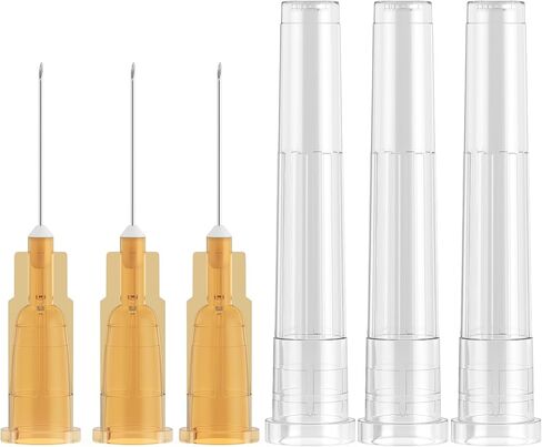 23 Gauge 5/8 Inch(16MM) Luer Lock Disposable Needle Individually Packaged for Laboratory Liquid Measurement, Plant Experimental Injection and Filling Ink(100 PCS) in Kuwait