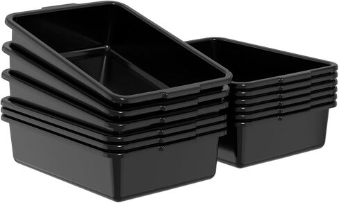 13 L Commercial Bus Box/Utility Box, Dish Wash Basin Tub, 4 Packs in Saudi Arabia