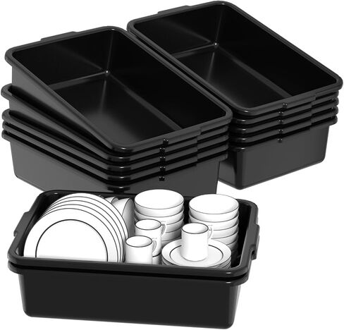 13 L Commercial Bus Box/Utility Box, Dish Wash Basin Tub, 4 Packs in Saudi Arabia