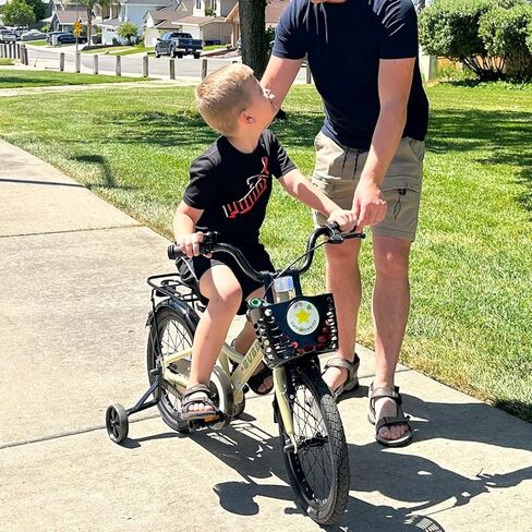 دراجة أطفال فانتاسي 12 14 16 18 20 بوصة لعمر 2-14 سنة مع مصباح أمامي ومسند كهدية عيد ميلاد، ألوان متعددة in Kuwait