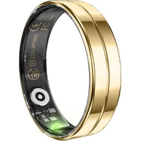 Smart Ring for Men Women Scrolling tiktok Ring Heart Rate Monitor Blo-Oxy Monitor Fitness Tacker Ring with Sleep Monitor Calories Step Counter Pedometer Waterproof Compatible with iOS Android Phones
