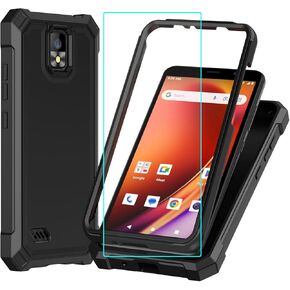 for Hot Pepper Panca Case with Screen Protector,Full Body Protection Front PC Back Soft Silicone Bumper,Heavy Duty Protection Shockproof Phone Case for Hot Pepper Panca Purple