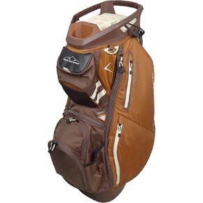 2023 Sun Mountain C-130 14 Way Divider Golf Cart Bag Pecan-Java-Beach