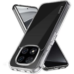 for Redmi Note 14 Pro 5G Case Clear TPU Shockproof Bumper Transparent Cover