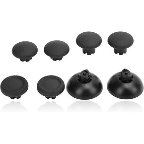 Thumbstick Cap Replacement Kit for Edge, for Pro Elite, for PS4, for Switch Pro, for Xboxseries, Thumbstick Joystick Replacement (Black)