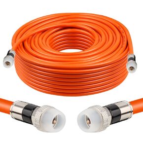 Coaxial Cable 200FT,RG6 Coax Cable for TV with Weatherproof Rubber Boot,Direct Burial 75 Ohm RG6 Coaxial Cable for Digital TV Aerial,High-Speed Internet,Broadband,Satellite-200 Feet