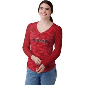 Foco Women's NFL Logo Logo Ladies Fashion Raglan Top Shirt