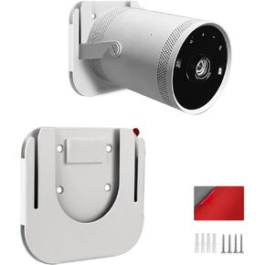 Drill Free Wall Mount Compatible with Samsung Freestyle Projector Ceiling Mount, Freestyle 2 Accessories Steel Wall Mount Shelf (White)