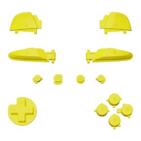 eXtremeRate Sunflower Yellow Repair ABXY D-pad ZR ZL L R Keys for Nintendo Switch Pro Controller, DIY Replacement Full Set Buttons for Nintendo Switch Pro Controller - Controller NOT Included