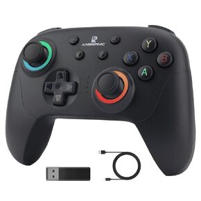 WESICH RG P01 Game Controller Steam PC Windows,Dual Vibration/Turbo/Programmable,with RGB Lights,For PC/Switch/Android/iOS Game Controller,Built-in 600mAh battery 9 Hours Playing Time(Purple)