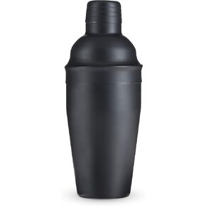 True Retro Large Cocktail Shaker with Strainer and Jigger, 34oz. Stainless Steel Cocktail Shaker, Margarita Shaker, Drink Shakers Cocktail, Silver
