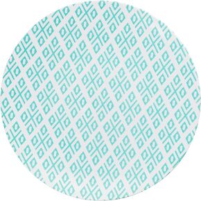 Trendables™ Premium 10.25 inch. Disposable Plastic Plates, Food Grade Plastic Dinner Plates - Glam Design - 40 Pack