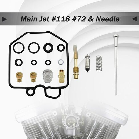 Carburetor Repair Rebuild Kits Compatible with Honda XR100 1981-1984 XL100S 1979-1985 XR100R 1995-2003 CRF100F 2004-2007 XL125S 1979-1985 XR200 1980-1984 XR200R 1986-1997 in Saudi Arabia