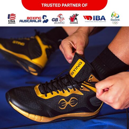 STING Viper Boxing Shoes 2.0, Lightweight and Durable Boxing Gear, Unisex Boxing Equipment for Better Movement, Breathability, and Support in Saudi Arabia