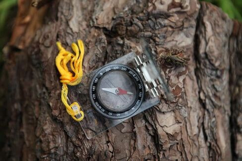 AceCamp Folding Map Compass, Collapsible Pocket-Size Field Compass with Lanyard, Small Collapsible & Portable Compass with Magnifier for Camping, Hiking, Survival, Emergency in Saudi Arabia