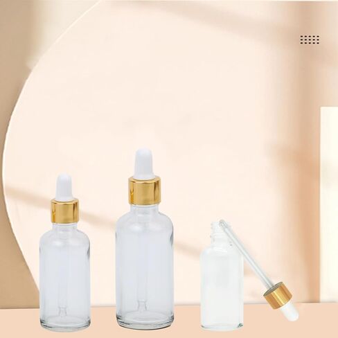 Green Glass Dropper Bottle 1.75 oz, Tincture Bottles with Glass Dropper, for Essential Oils, Aromatherapy, Cosmetic, Laboratory, Pharmacy, Liquids,Stronger Suction ideal for Leakproof Travel in Saudi Arabia