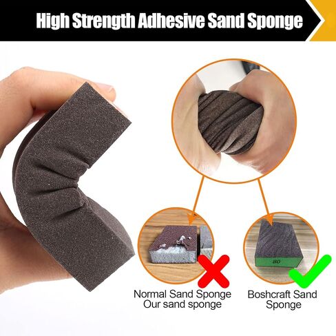 Diamond Hand Polishing Pads, Sanding Block Foam Backing for Tile Marble Glass Stone Granite Ceramics Polishing 50/100/200/400 Bs Wet or Dry Diamond Sanding Pads 4Pack in Saudi Arabia